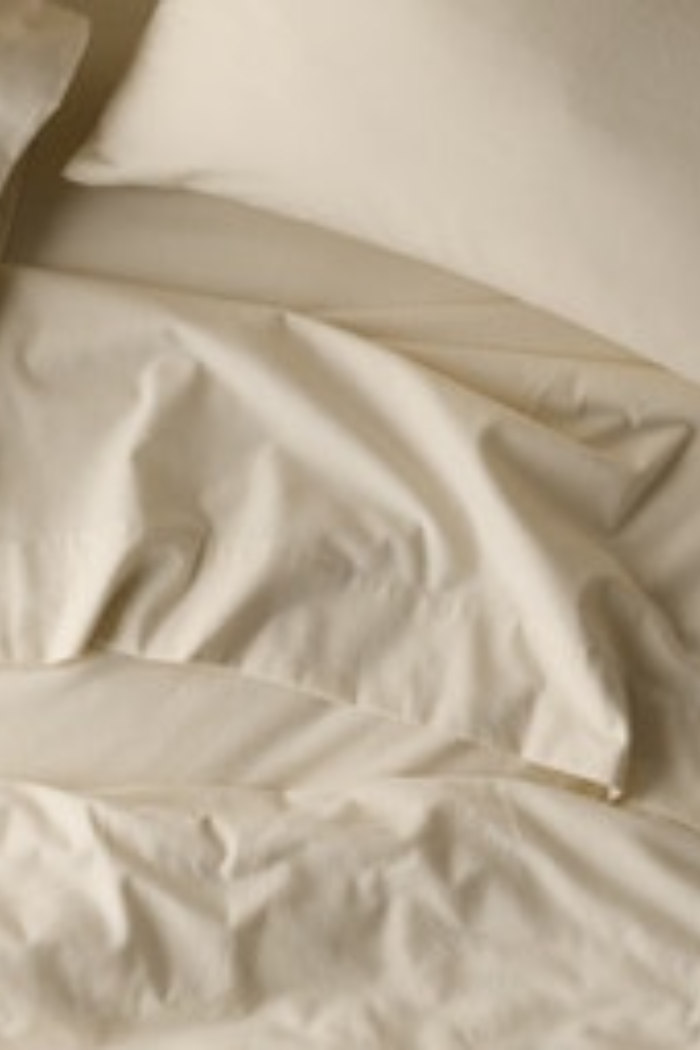 Organic Cloud Brushed Flannel Flat Sheet