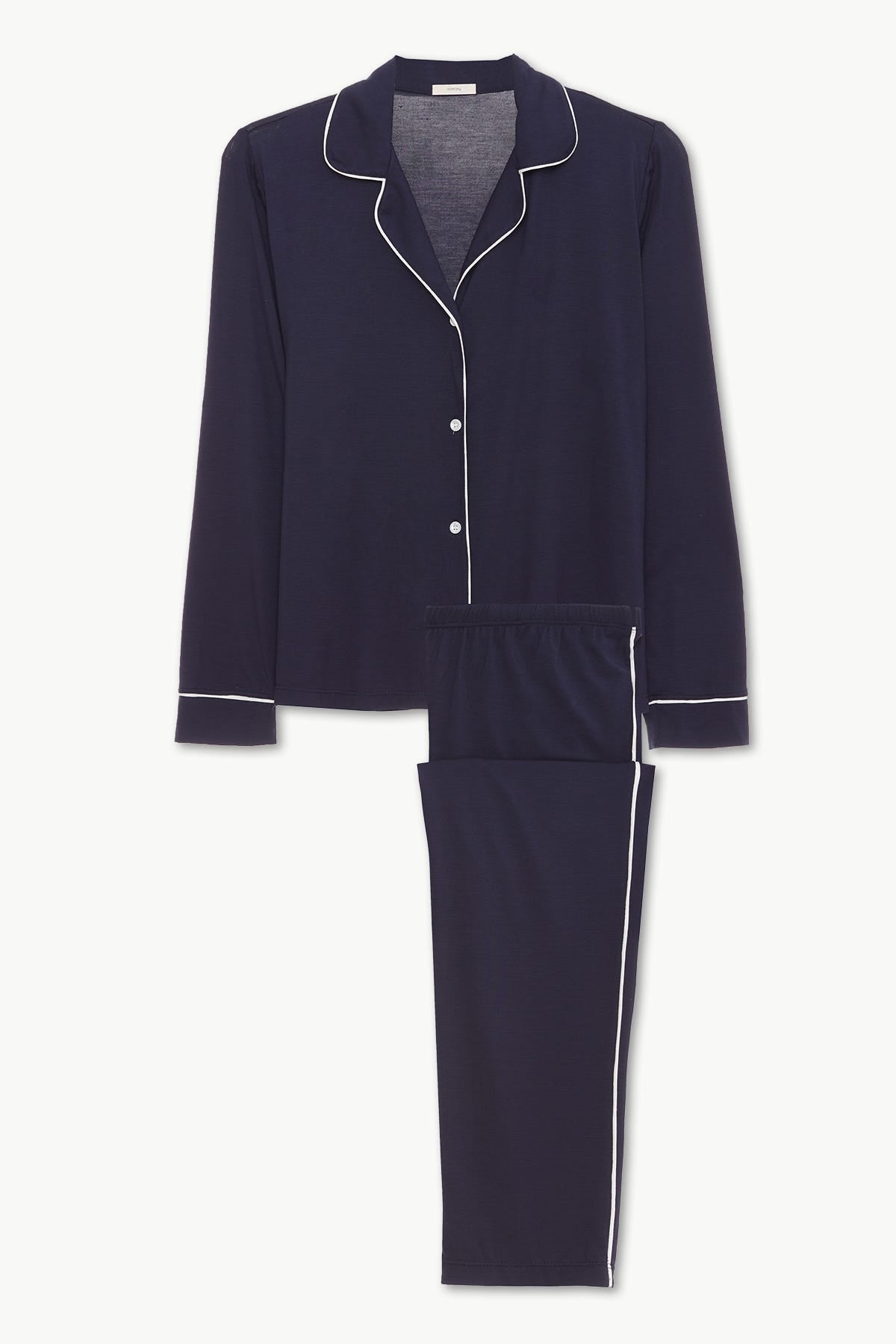Gisele Tuxedo Slim PJ Set | Eberjey