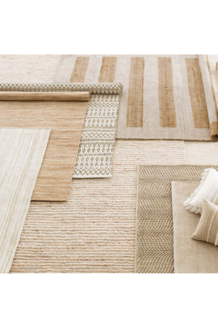 La Palma Natural Woven Jute & Cotton Rug | Dash & Albert