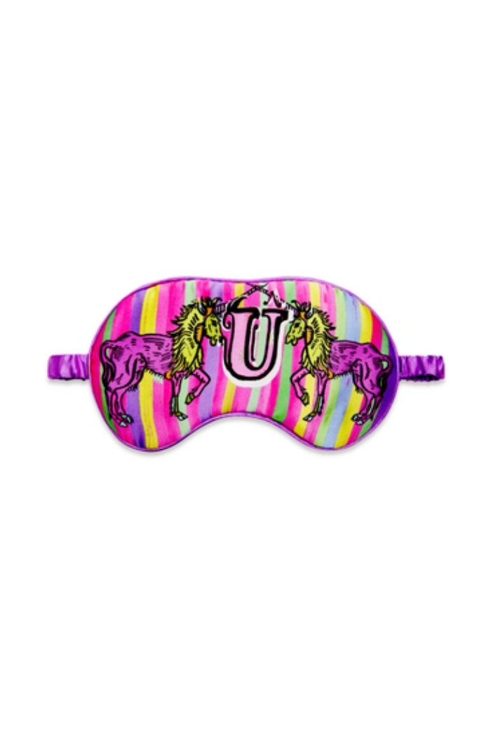 Alphabet Silk Eye Mask | Jessica Russell Flint