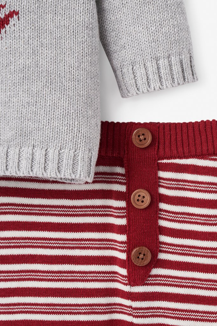 Santa Sweater and Pant Set | Elegant Baby
