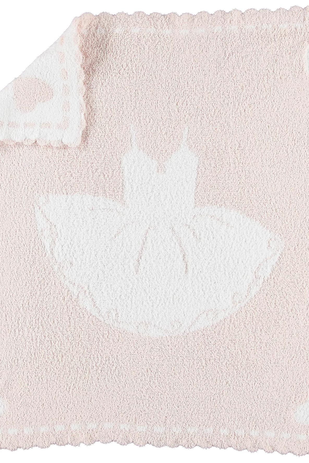 Baby CC Scalloped Receiving Blanket 30"x32"