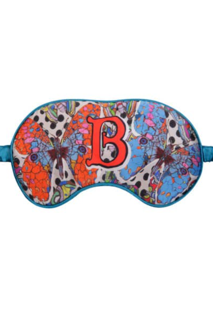 Alphabet Silk Eye Mask | Jessica Russell Flint