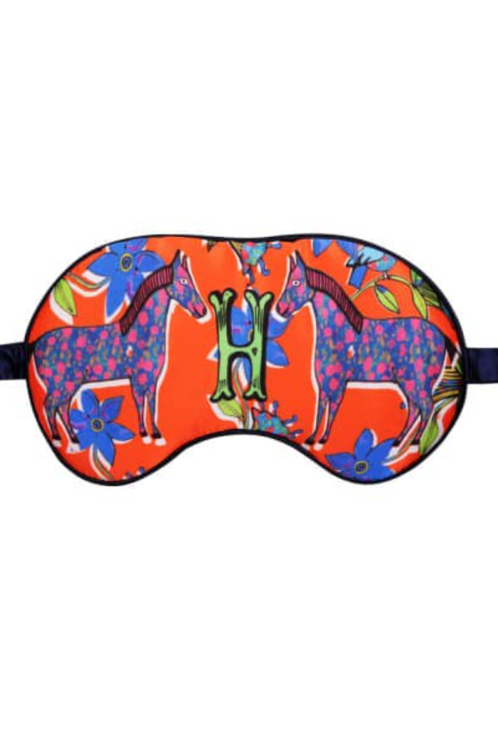 Alphabet Silk Eye Mask | Jessica Russell Flint