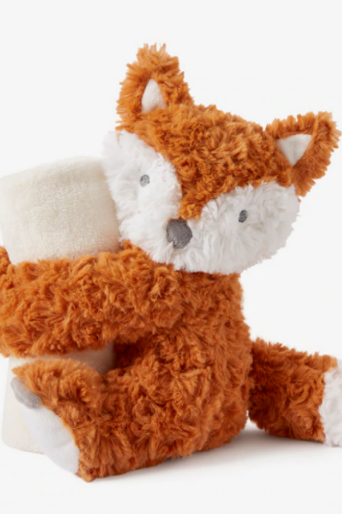 Fox Swirl Naptime Huggie Plush Toy | Elegant Baby
