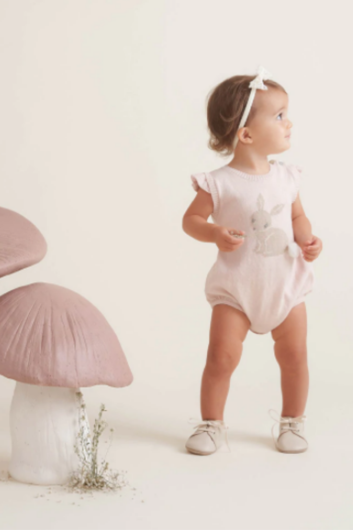 Bunny Baby Bubble Romper | Elegant Baby