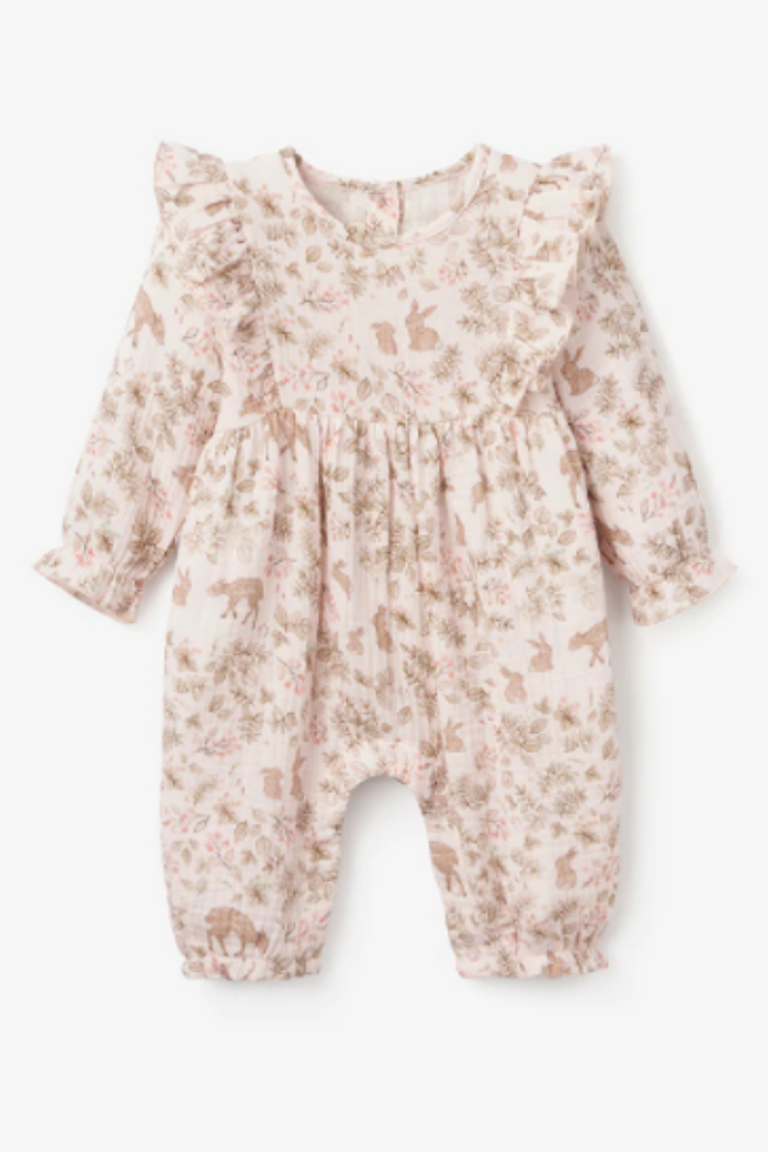 Organic Muslin Baby Jumpsuit | Elegant Baby