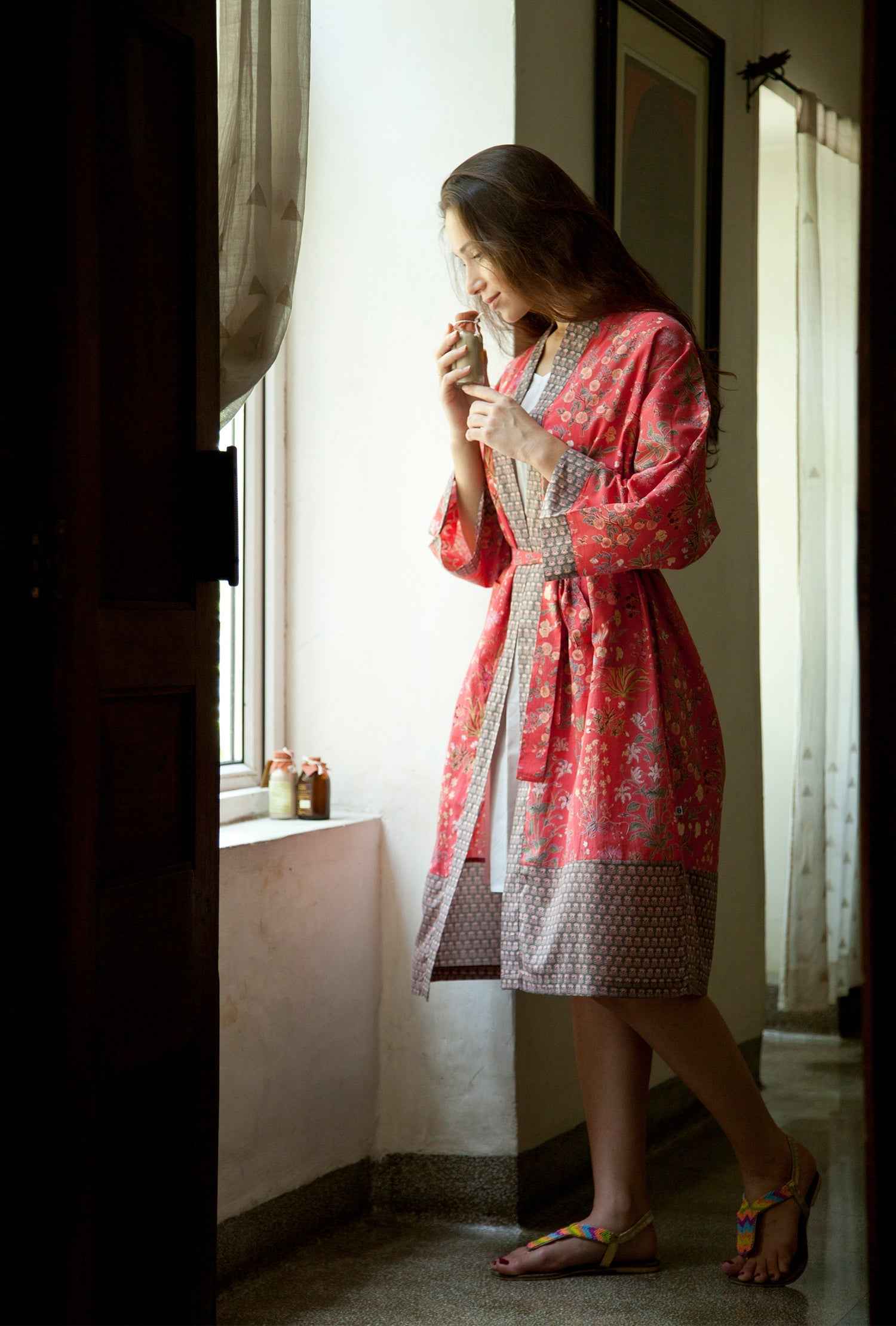 Garden M Red Kimono