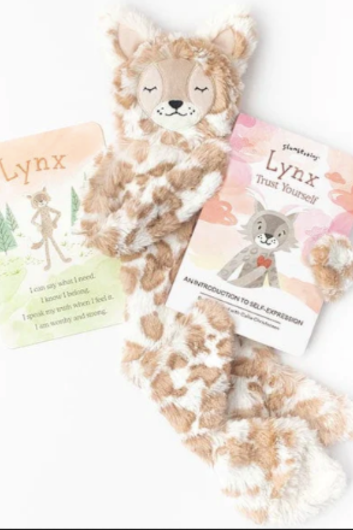 Lynx Trust Yourself Book & Snuggler | Slumberkins