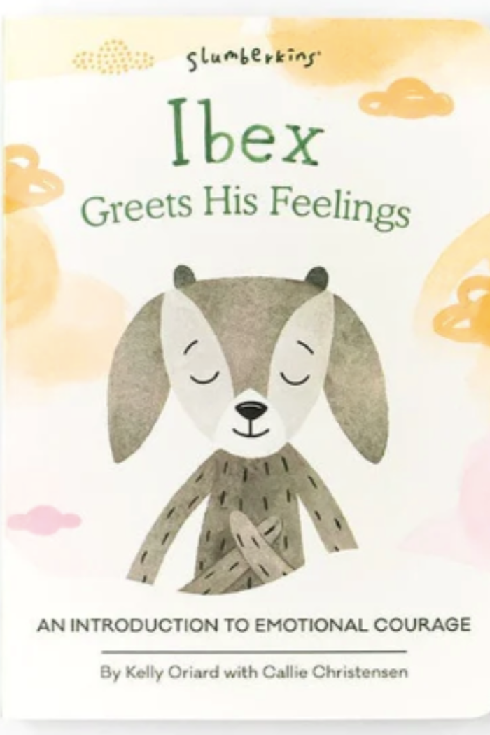 Ibex Kin Bundle Snuggler & Emotional Courage Book | Slumberkins