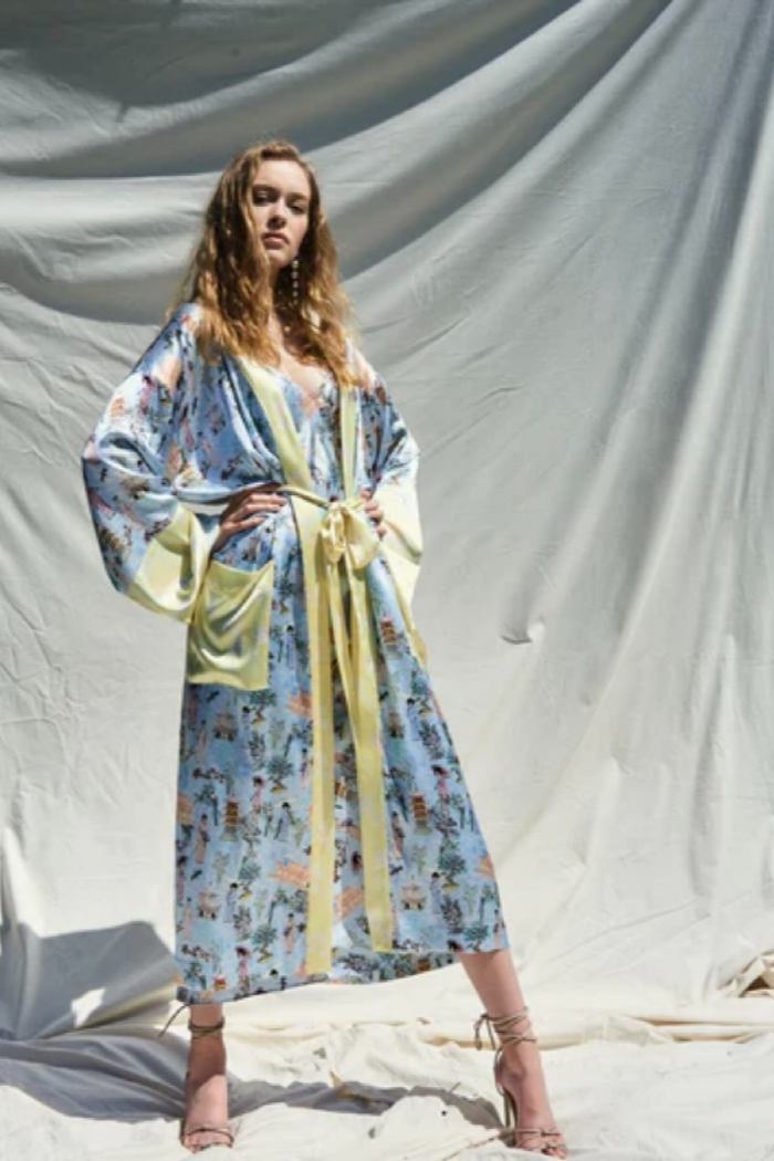 Story of the Orient Long Silk Robe | Jessica Russell Flint