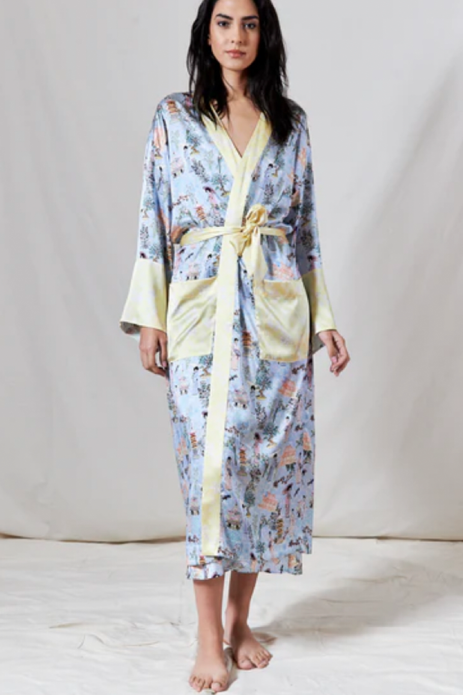 Story of the Orient Long Silk Robe | Jessica Russell Flint