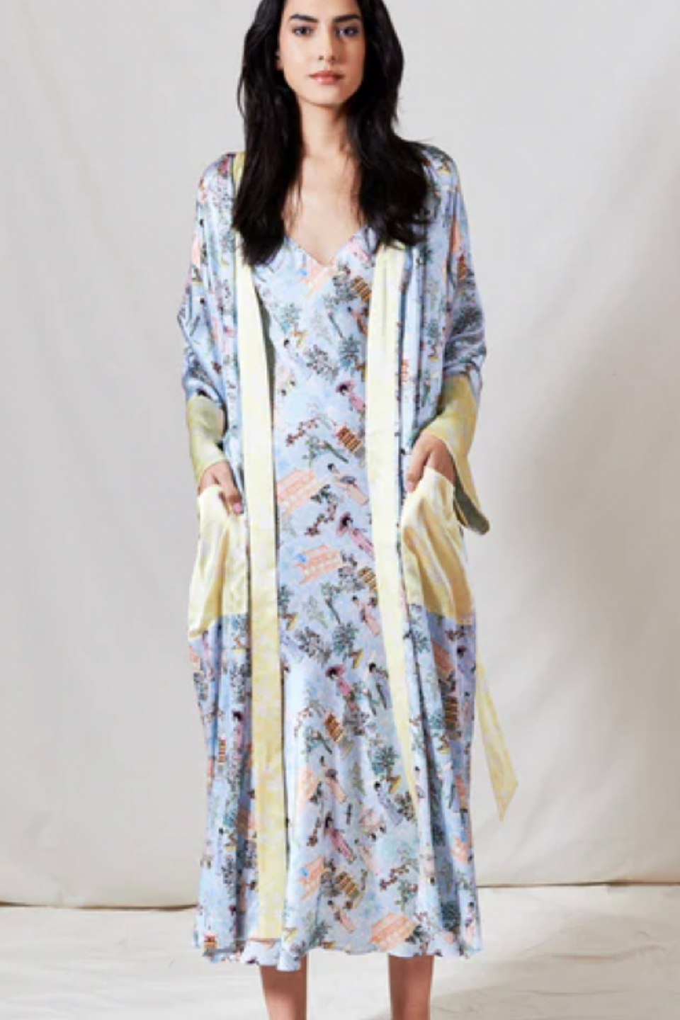 Story of the Orient Long Silk Robe | Jessica Russell Flint