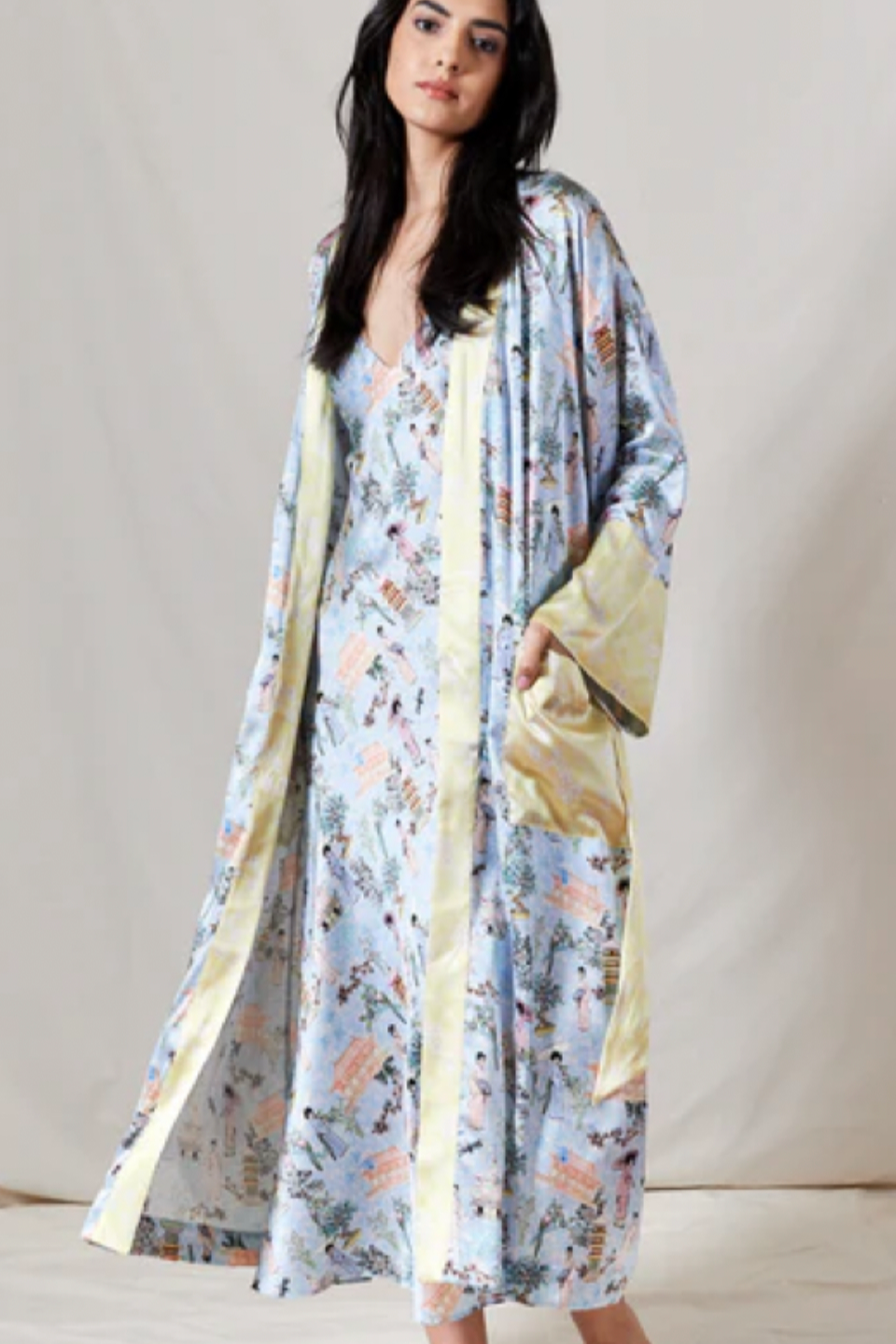 Story of the Orient Long Silk Robe | Jessica Russell Flint
