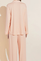 Eberjey Gisele Long PJ Set — Geo Tile back
