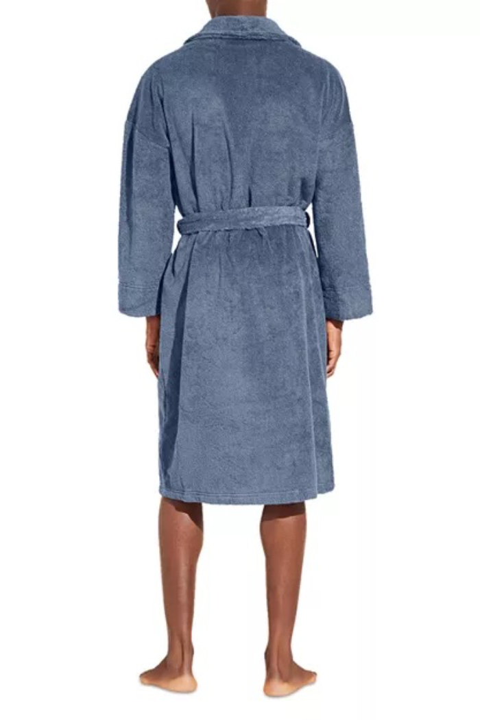 Terry Long Robe — Shawl Collar Cotton Robe with Belt | Eberjey
