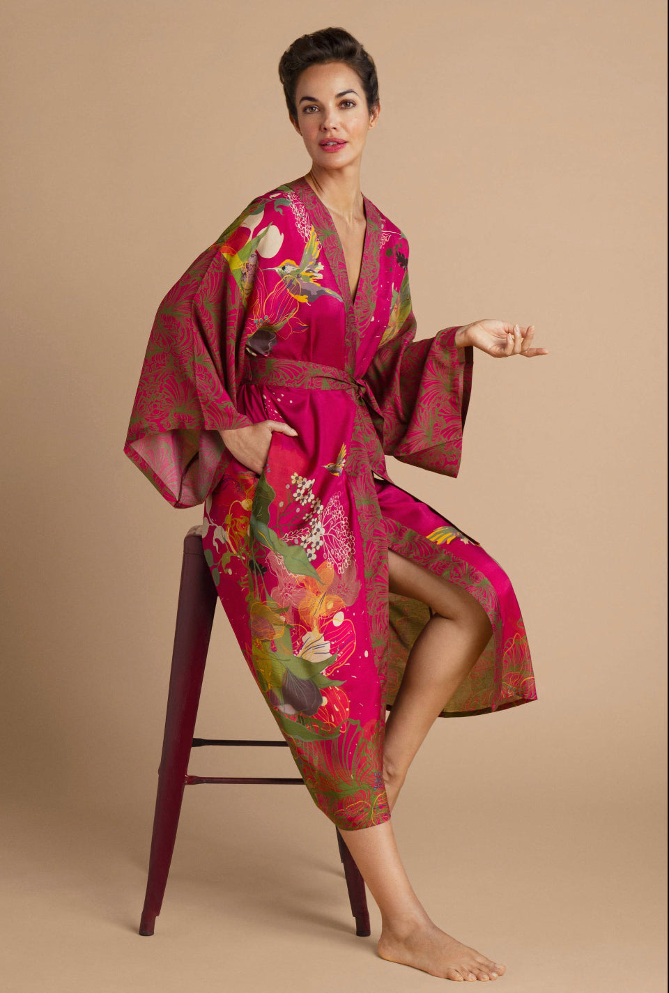 Long Kimono Gown