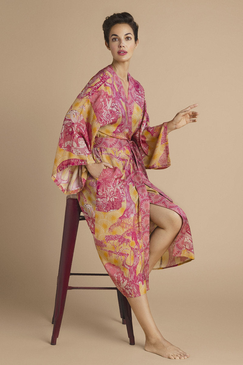 Long Kimono Gown