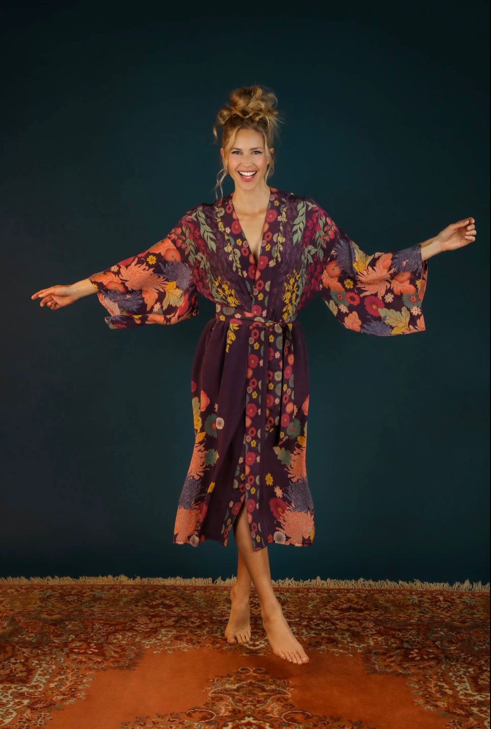 Long Kimono Gown