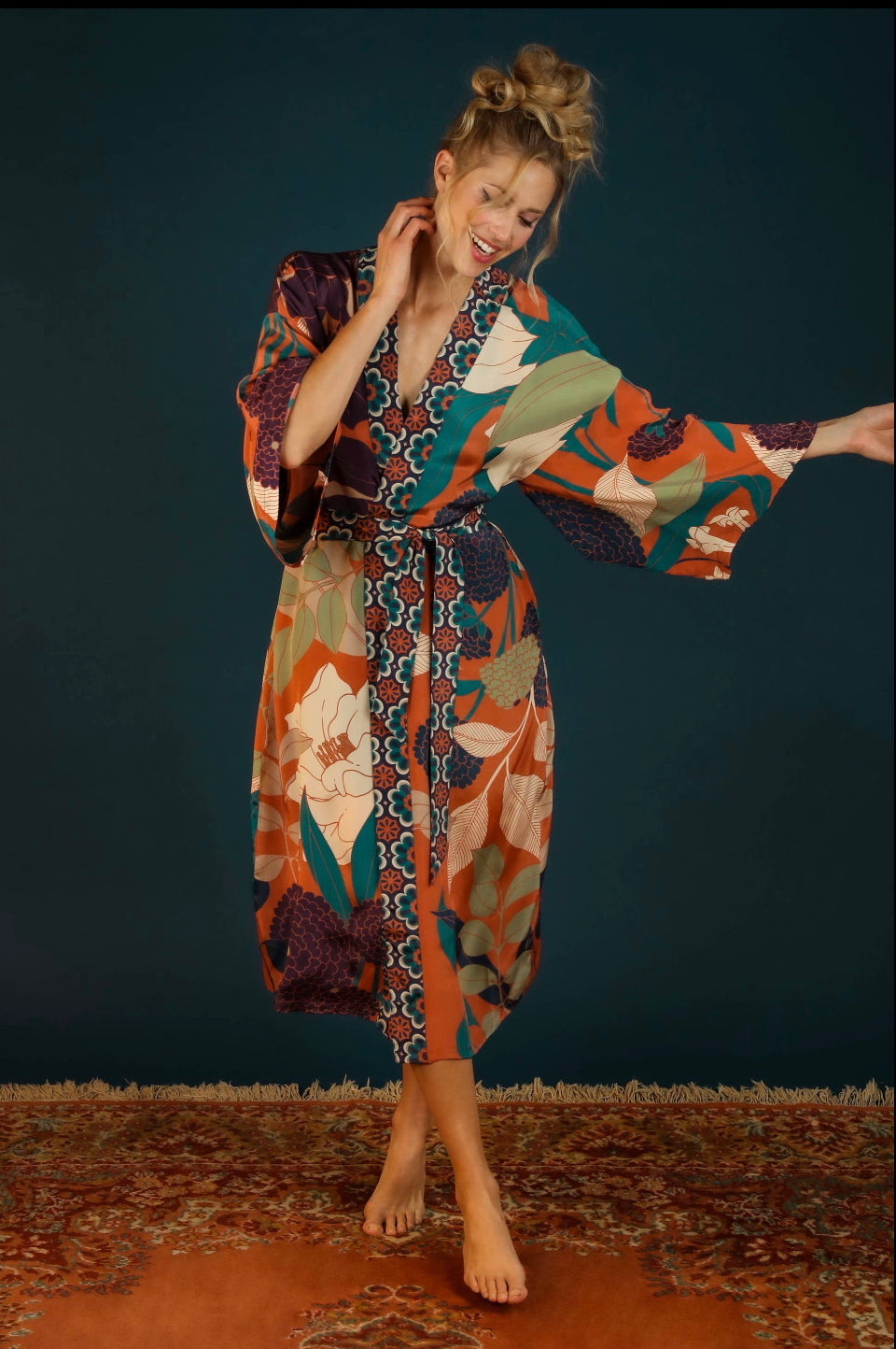 Long Kimono Gown