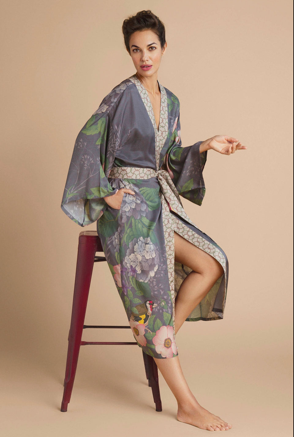 Long Kimono Gown