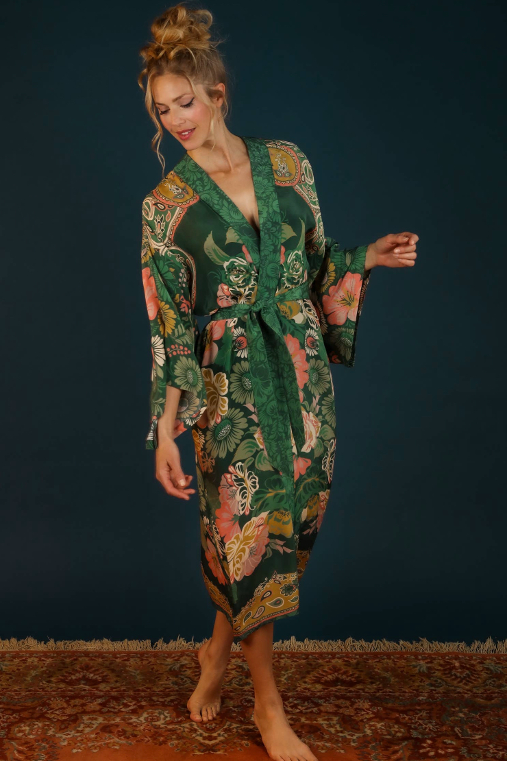 Long Kimono Gown