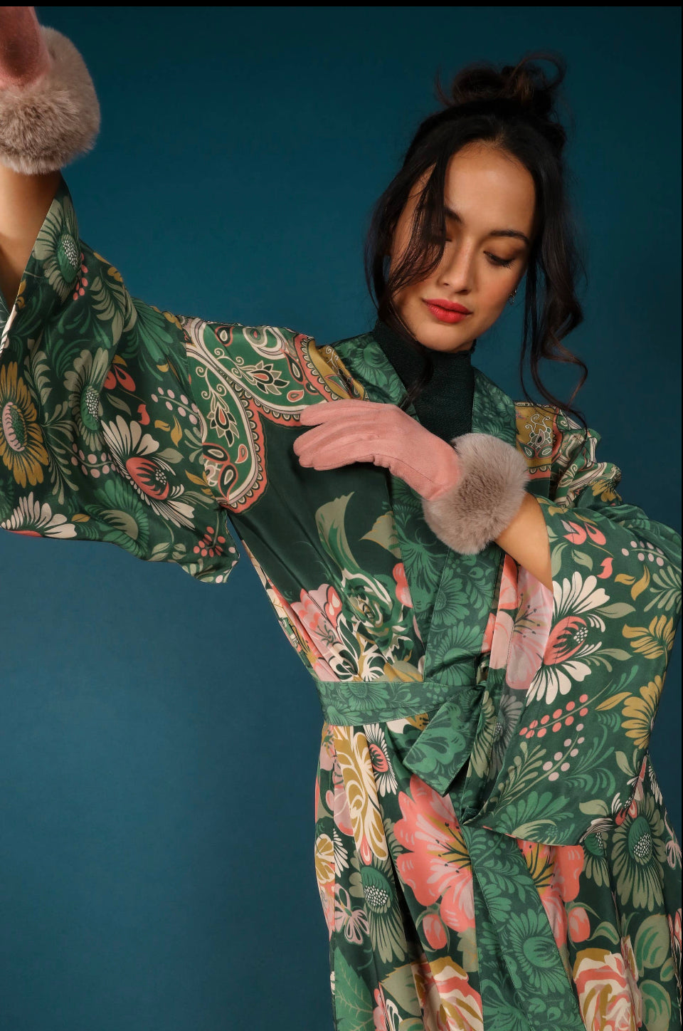 Long Kimono Gown