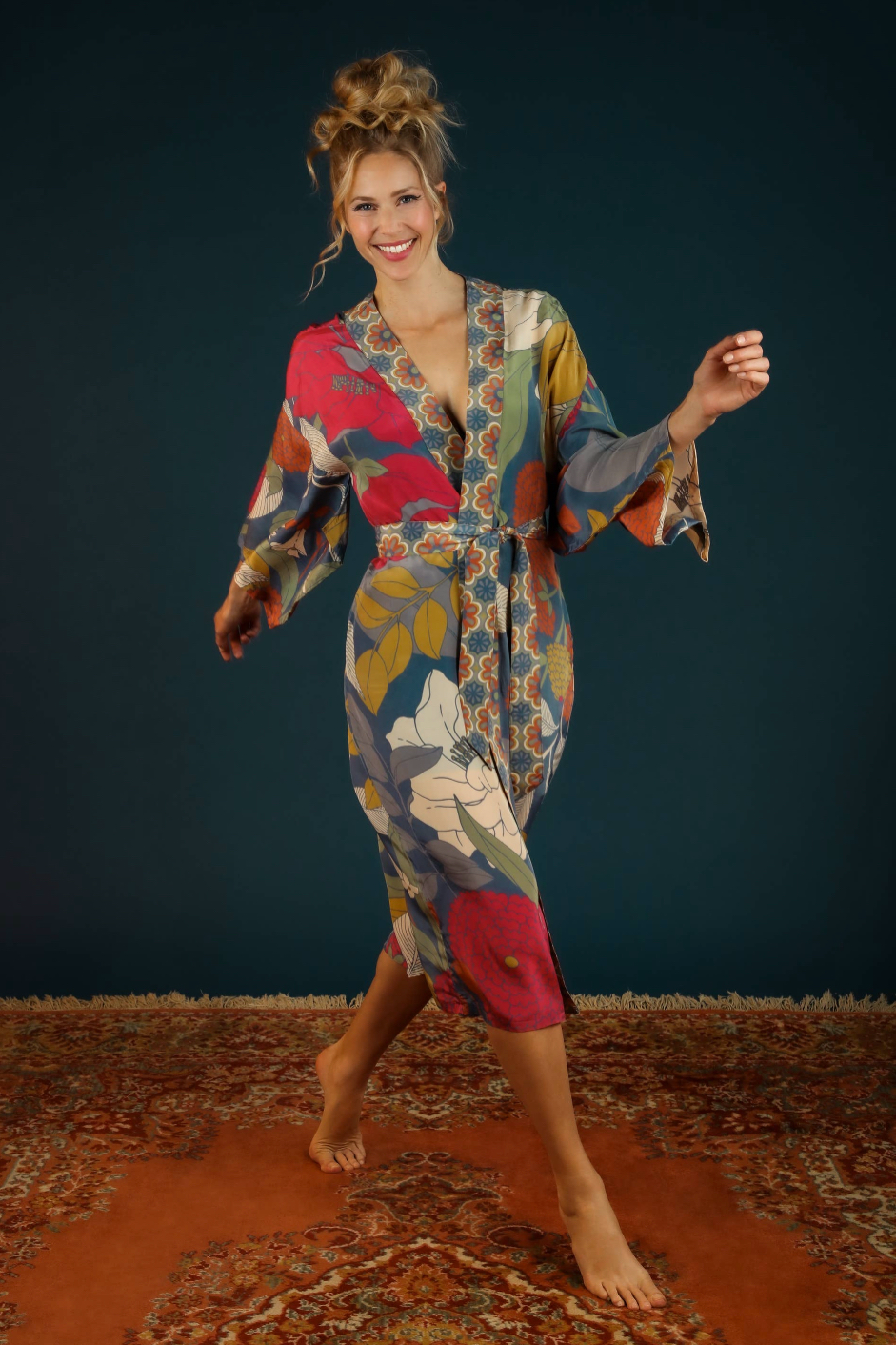Long Kimono Gown
