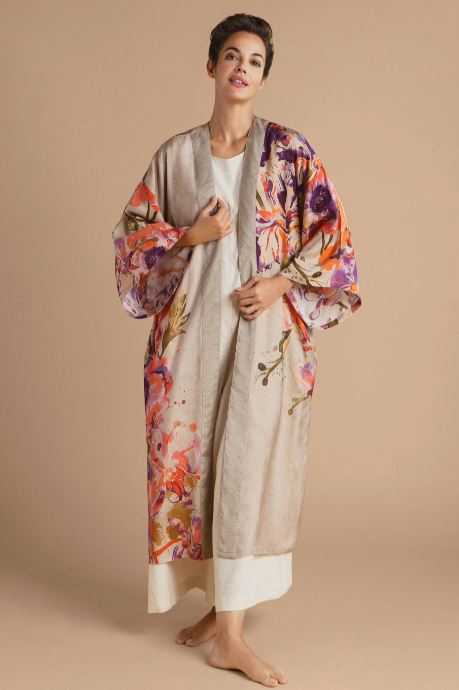 Long Kimono Gown