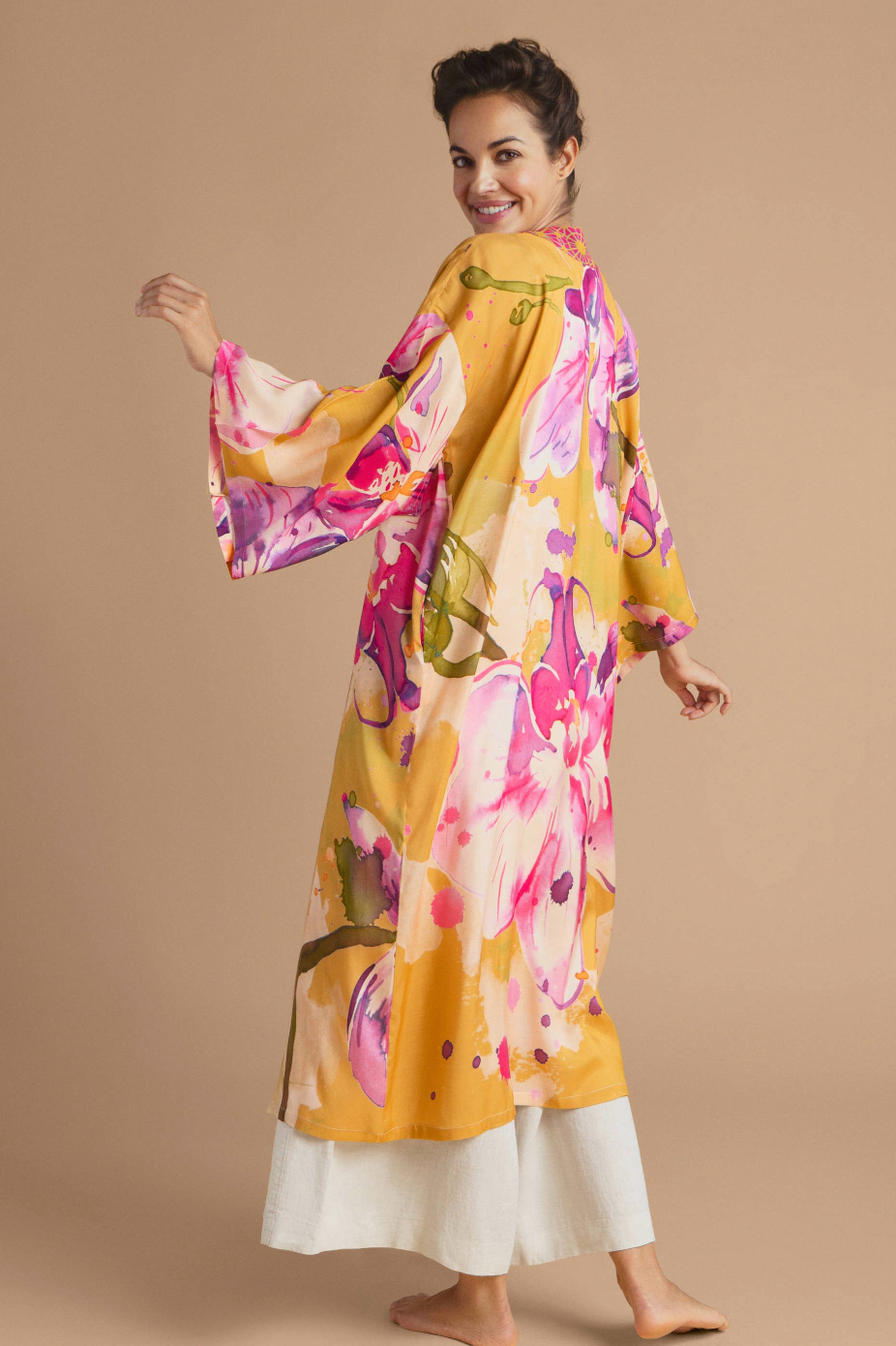 Long Kimono Gown