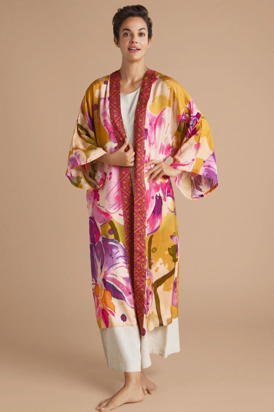 Long Kimono Gown