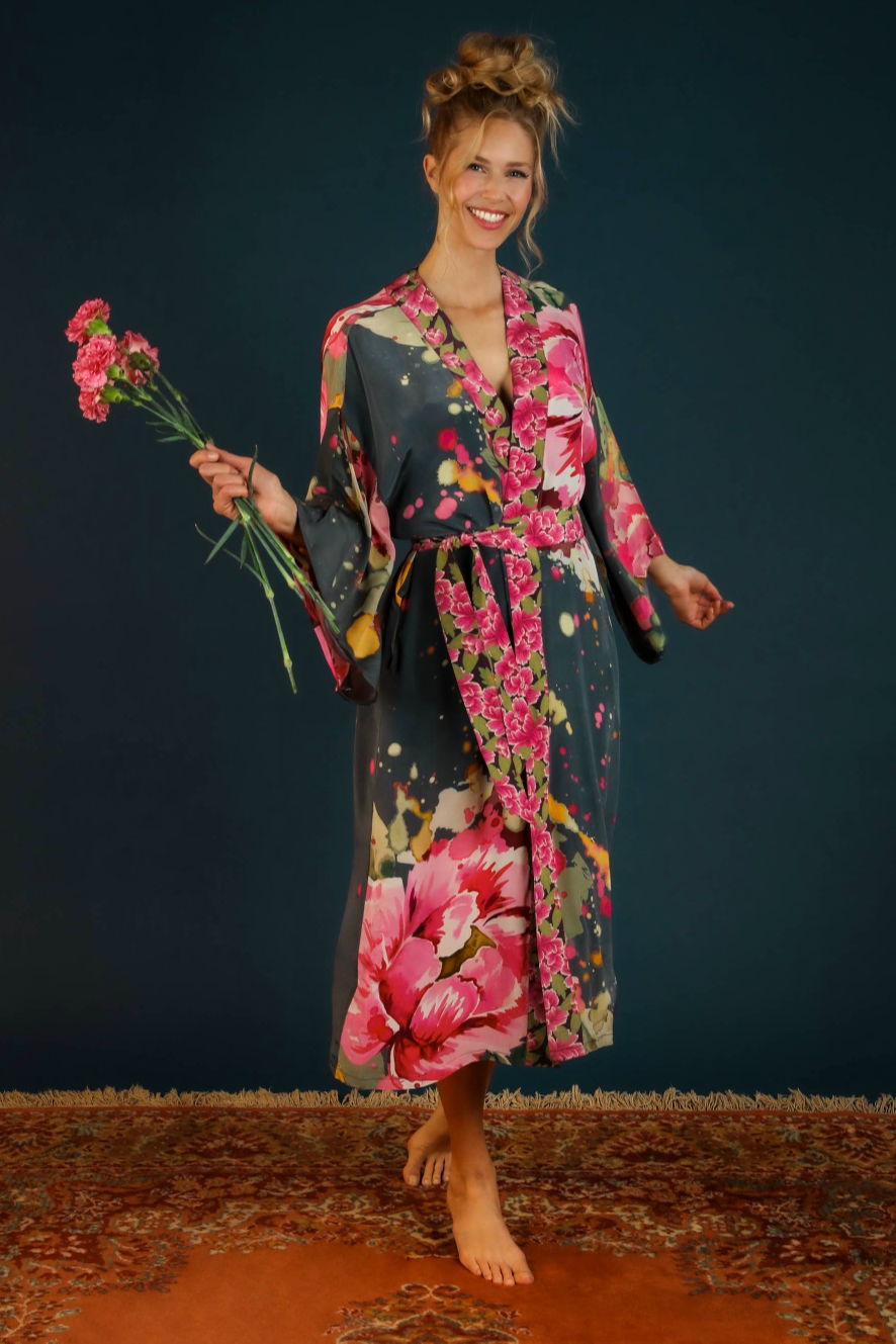 Long Kimono Gown