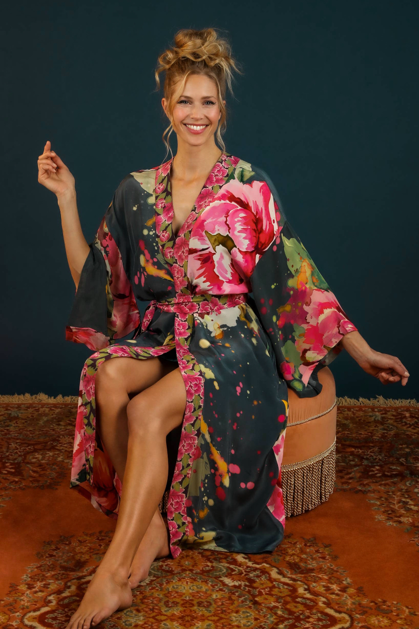 Long Kimono Gown