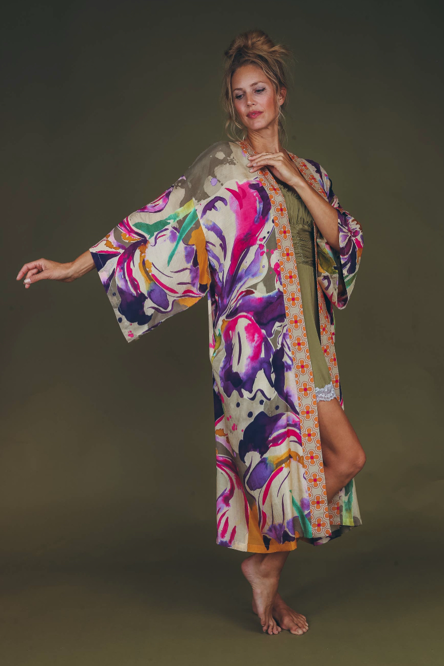 Long Kimono Gown