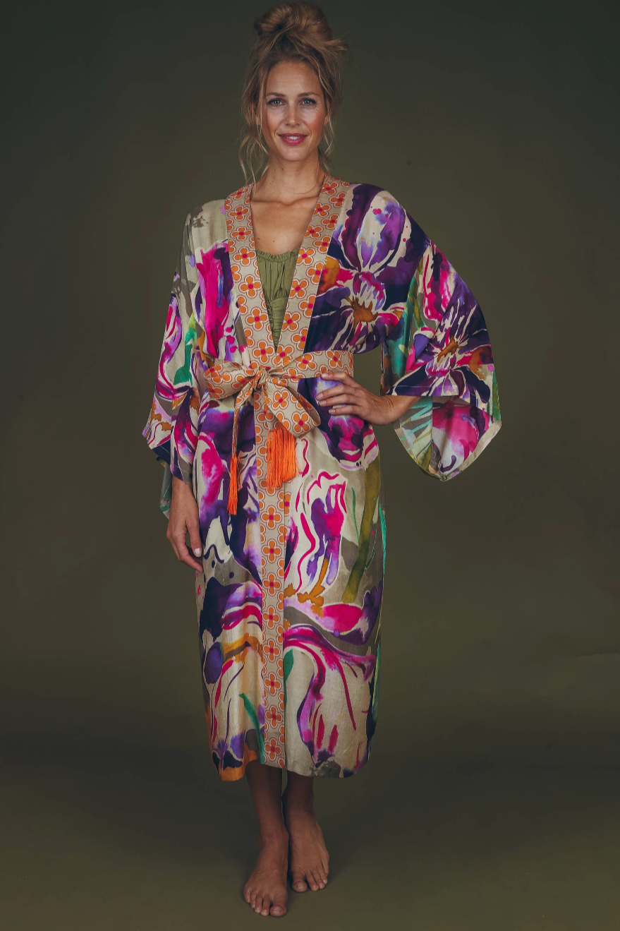 Long Kimono Gown