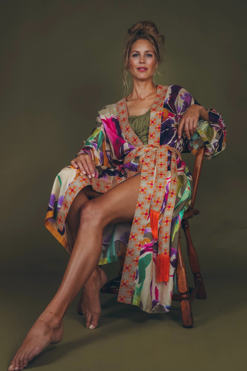 Long Kimono Gown