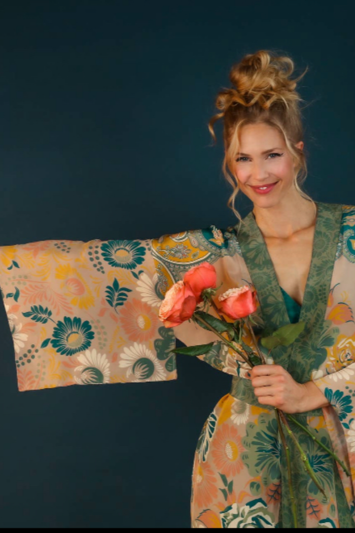 Long Kimono Gown