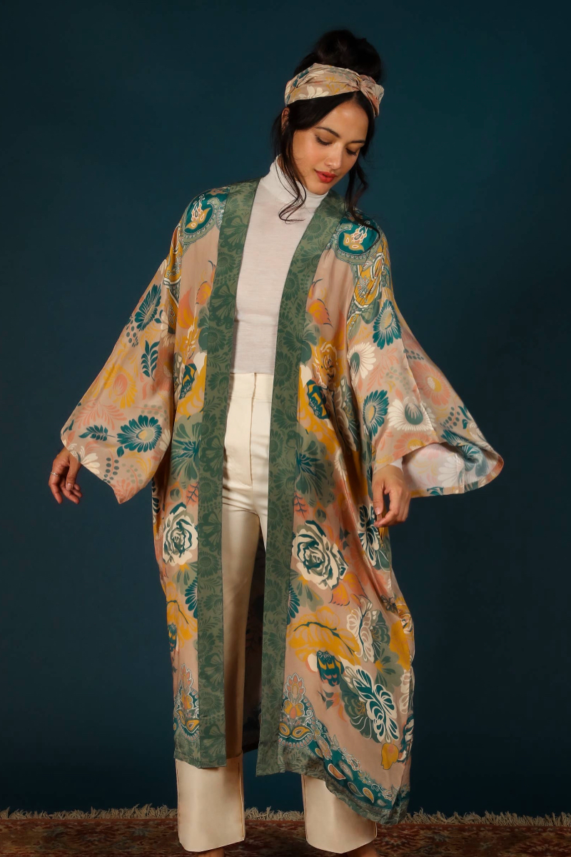 Long Kimono Gown