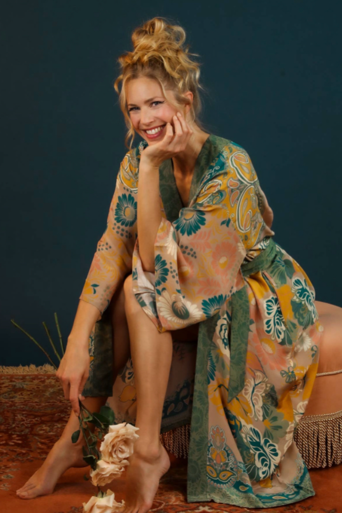 Long Kimono Gown