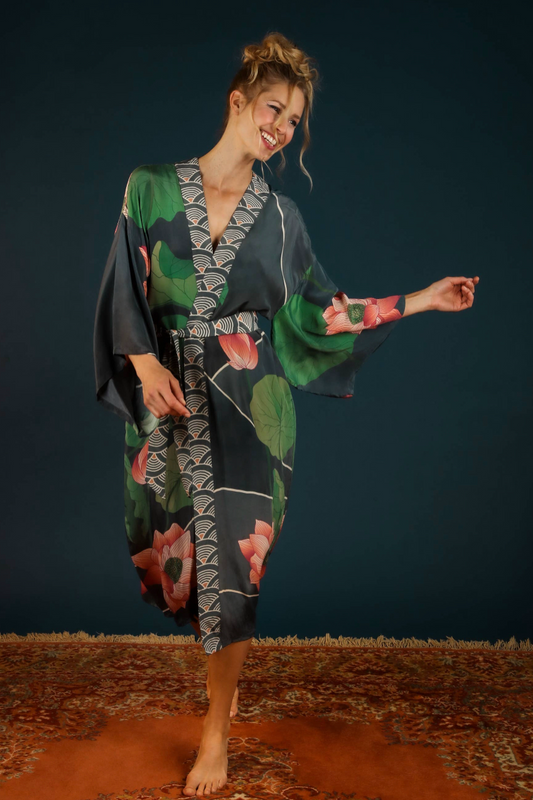 Long Kimono Gown