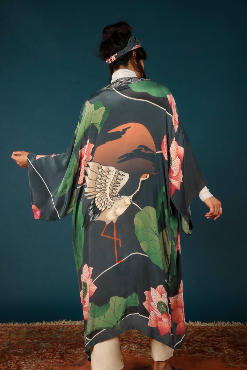 Long Kimono Gown