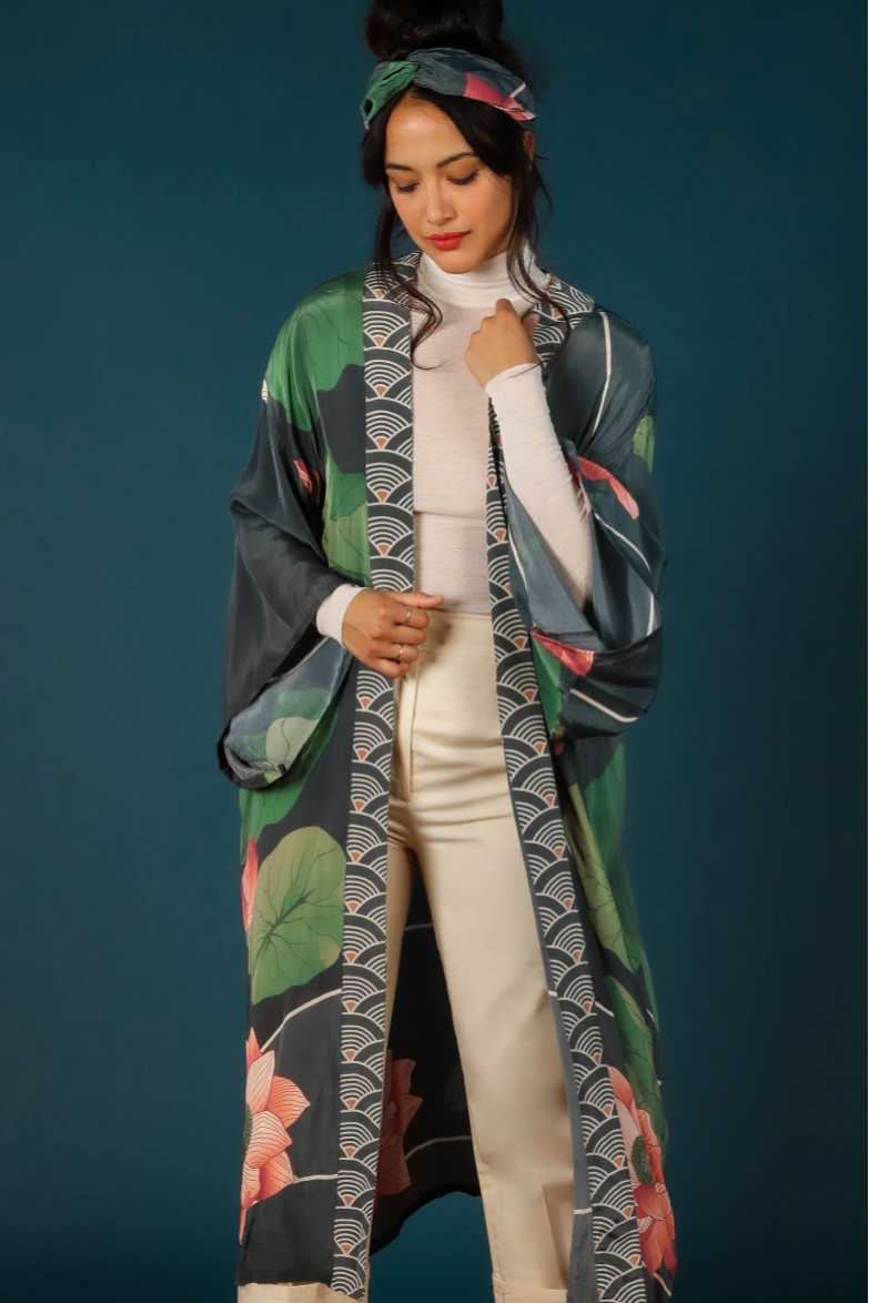 Long Kimono Gown