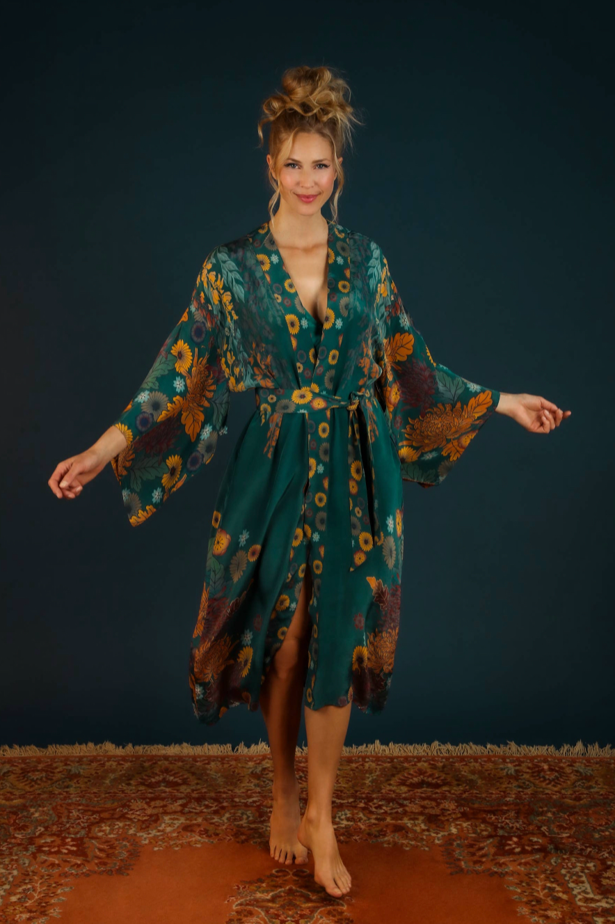 Long Kimono Gown