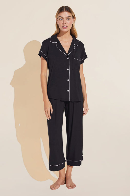 Gisele TENCEL™ Modal Short Sleeve Cropped PJ Set | Eberjey
