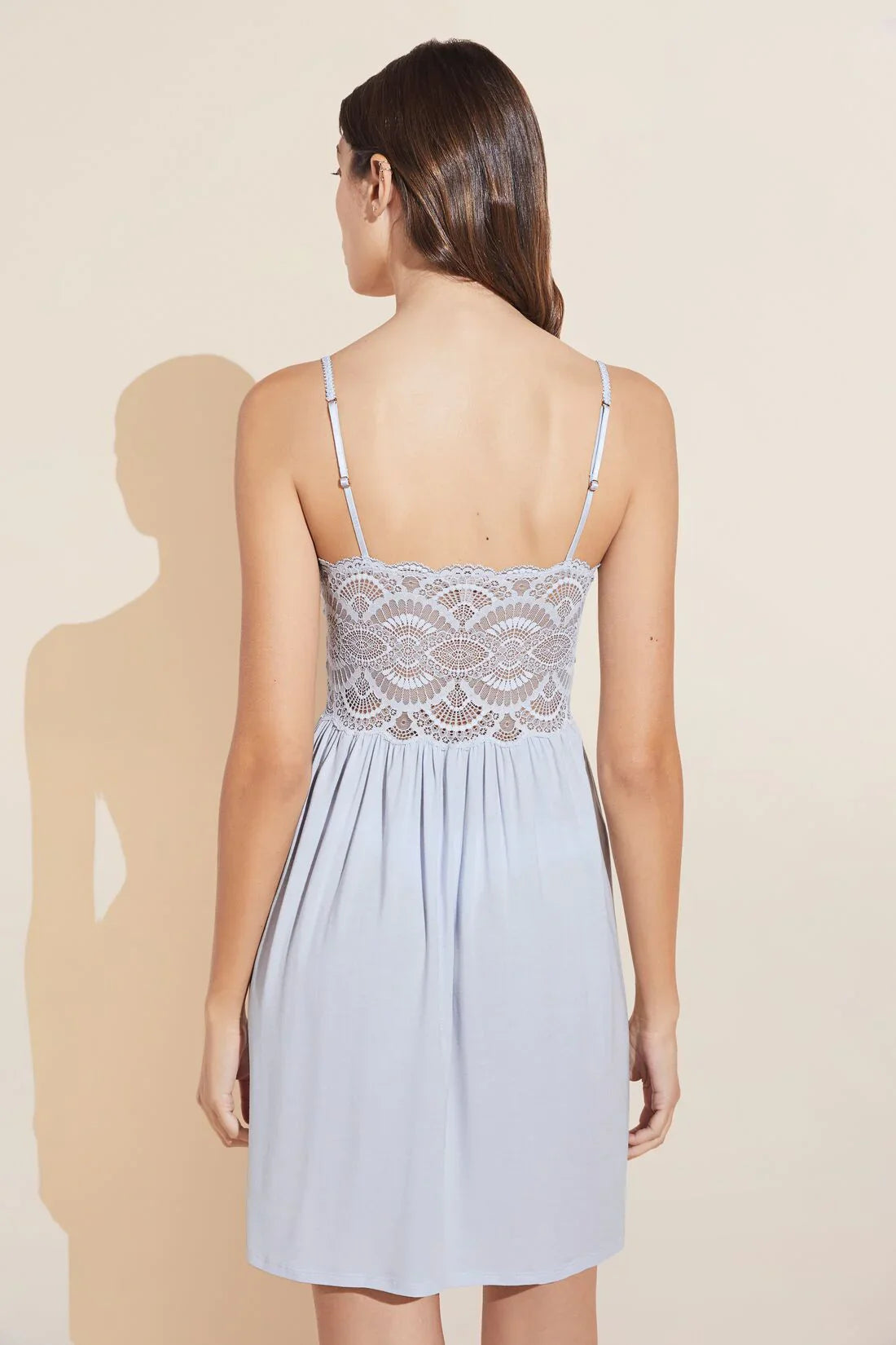 Eberjey Rosalia Elevated Everyday Chemise — Antique Rose alt 2