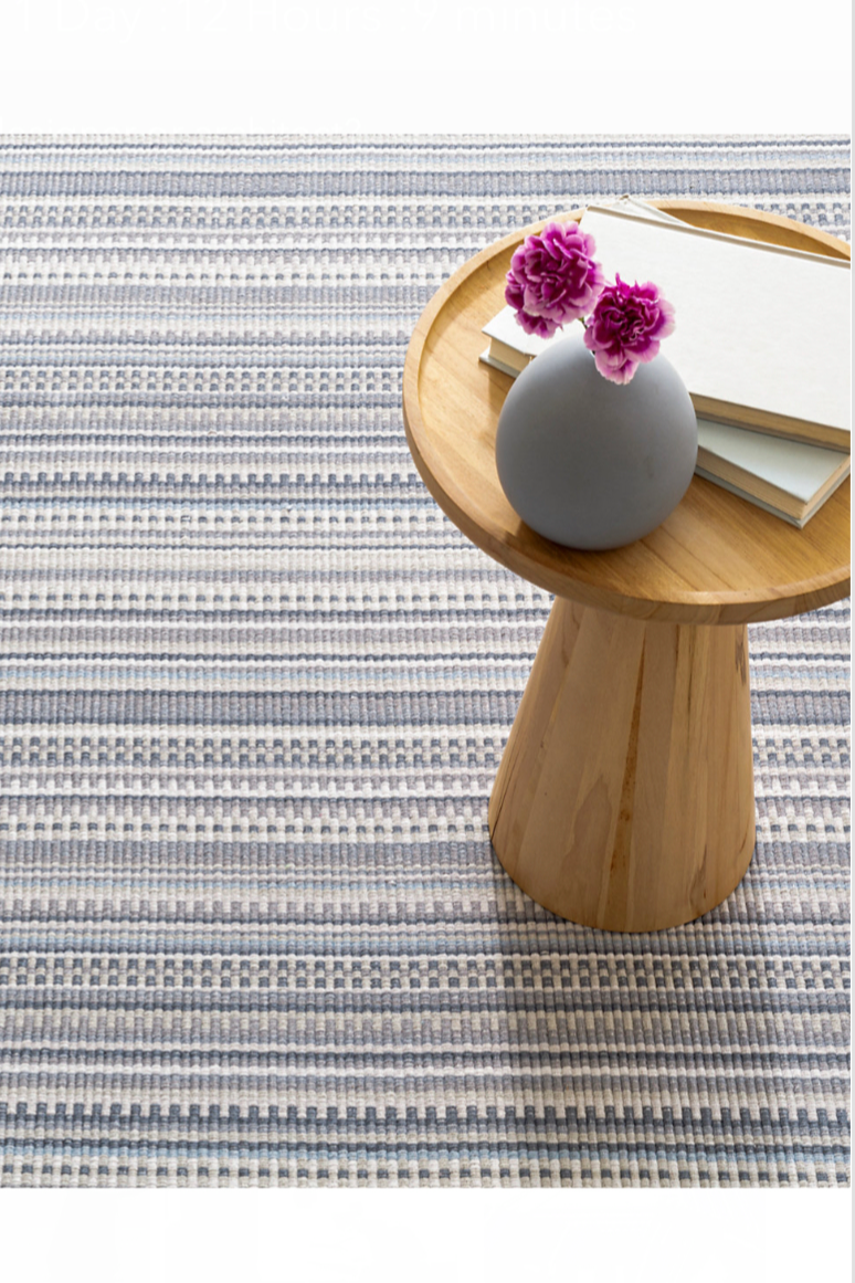 Lucky Stripe Cotton Rug | Dash & Albert