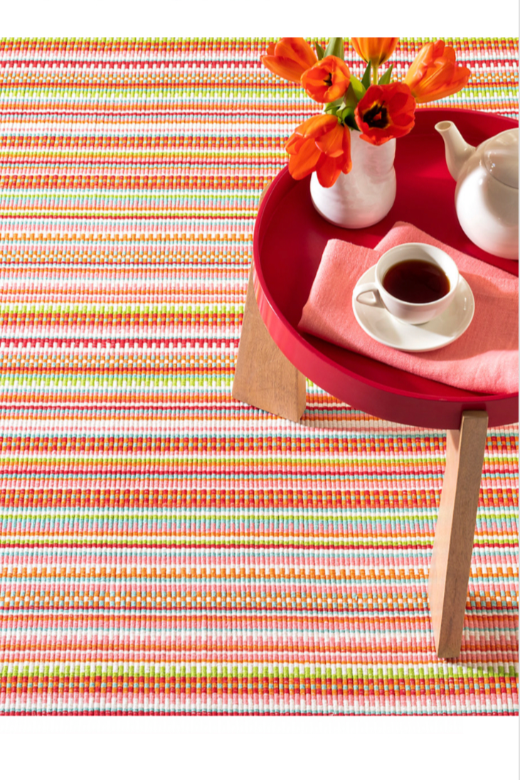 Lucky Stripe Cotton Rug | Dash & Albert
