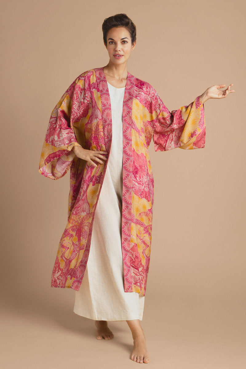 Long Kimono Gown