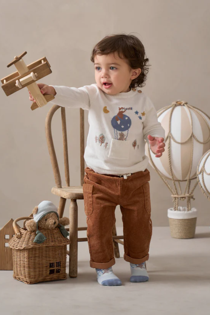 Magical Adventure Pullover and Corduroy Pants Set | Elegant Baby