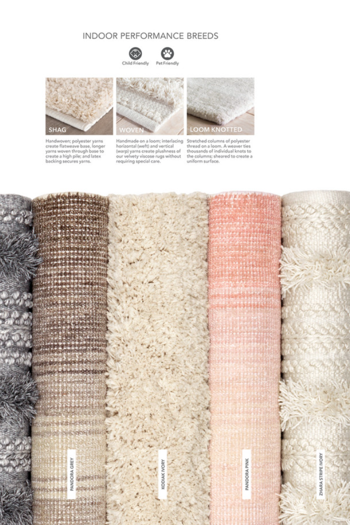 Kodiak Woven Microfiber Rug | Dash & Albert